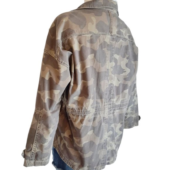 Marrakech Anthro Camo Utility Jacket SZ XS - Picture 8 of 13